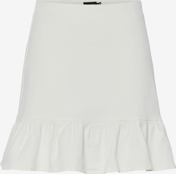 Jupe 'PCMONICA' PIECES en blanc : devant