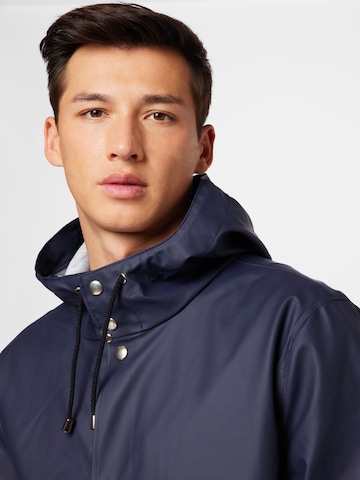 Stutterheim Between-Seasons Coat 'Stockholm' in Blue