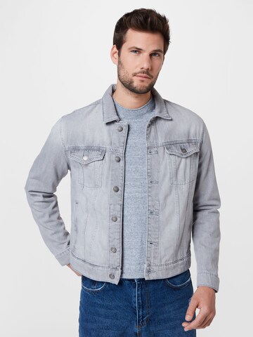 River Island Between-Season Jacket 'AUTHENTIC' in Grey: front