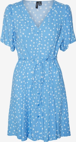 VERO MODA Shirt dress 'ALBA' in Blue: front