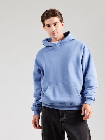 Abercrombie & Fitch Mikina 'ESSENTIAL' – modrá: přední strana