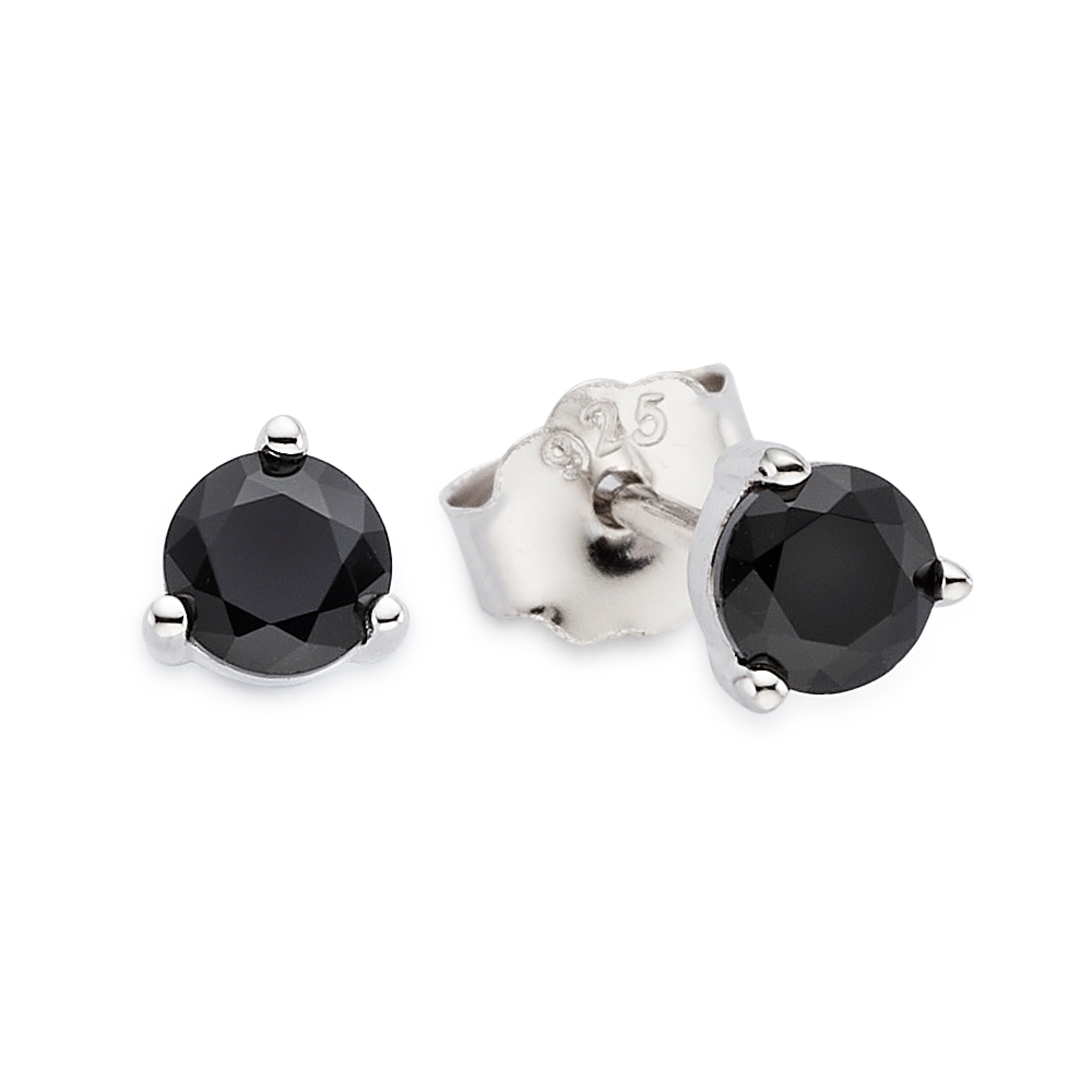 Aniston Earrings in Black: front