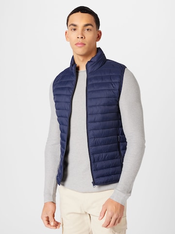 UNITED COLORS OF BENETTON Bodywarmer in Blauw: voorkant