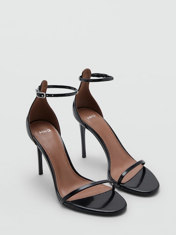 MANGO Riemensandale 'FINA' in Schwarz