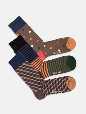 DillySocks Sokken 'Earthy Tones' in Gemengde kleuren