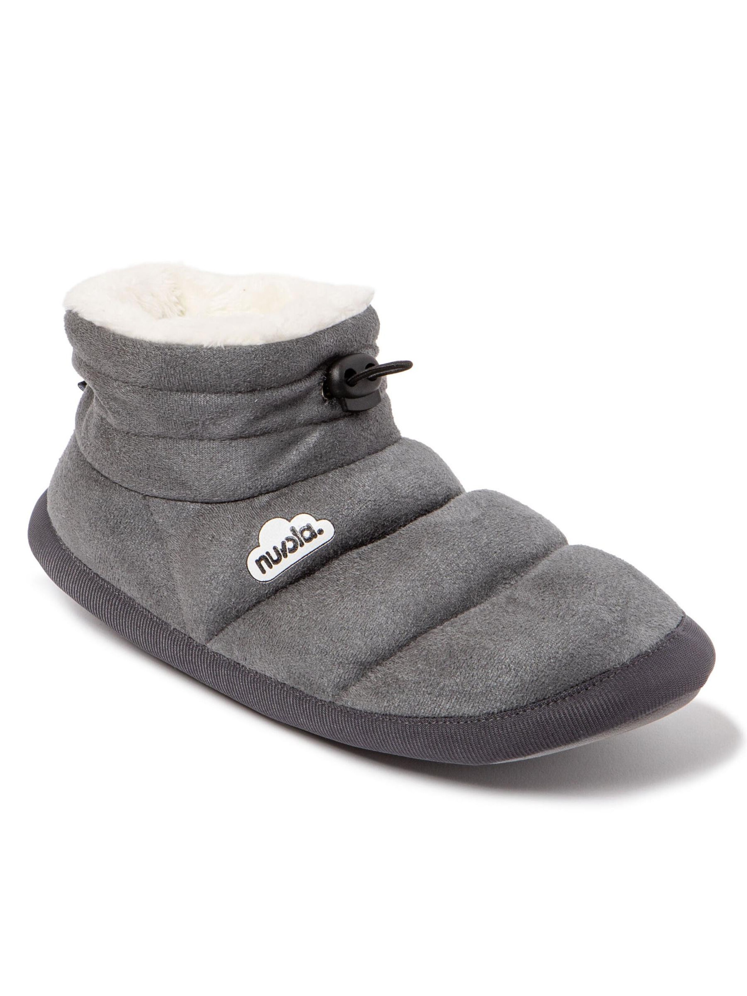 Pantoufle 'Home Velvet' Nuvola. en gris