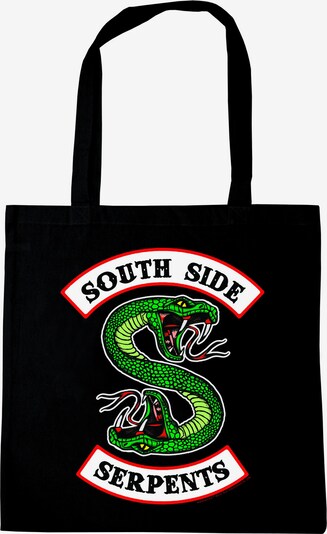 LOGOSHIRT Stofftasche 'Riverdale South Side Serpent' in schwarz, Produktansicht