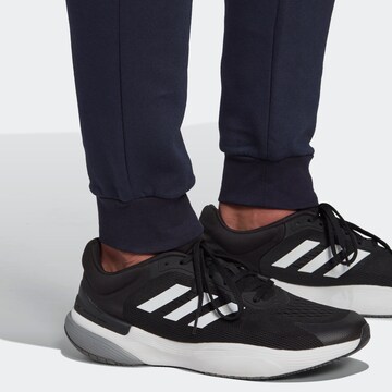 ADIDAS SPORTSWEAR Tapered Workout Pants 'Essentials' in Blue