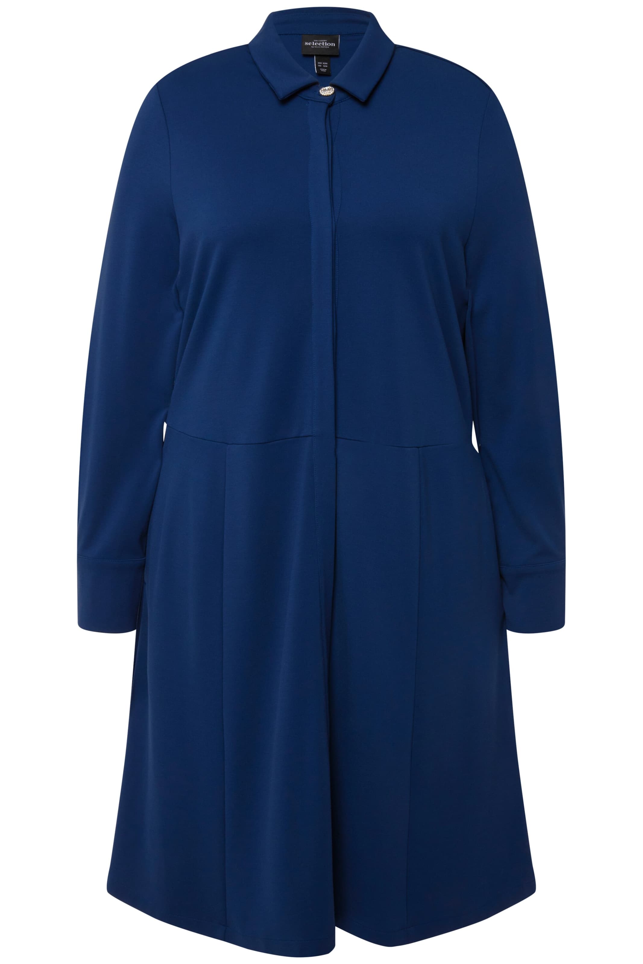 Ulla Popken Blousejurk in Blauw: voorkant