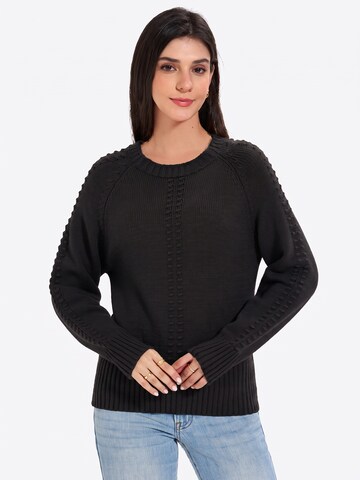 Pull-over Imily Bela en noir : devant