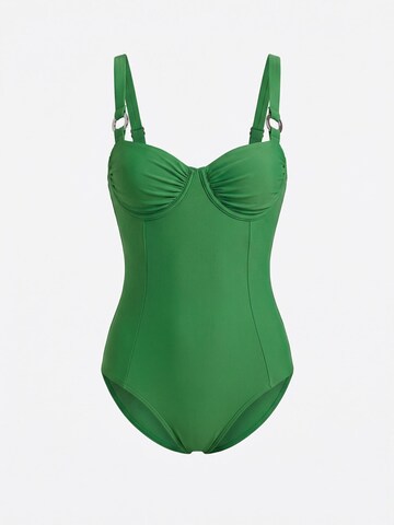 Cupshe Bralette Swimsuit 'CAA12E5D040QQ' in Green: front