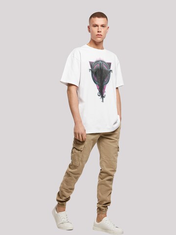 F4NT4STIC T-Shirt 'Harry Potter Neon Dementors' in Weiß