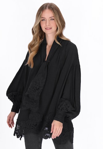 DreiMaster Vintage Tuniek in Zwart: voorkant