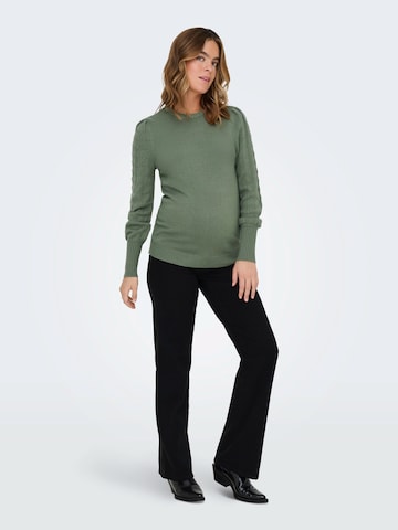 Only Maternity Trui 'OLMMatti' in Groen