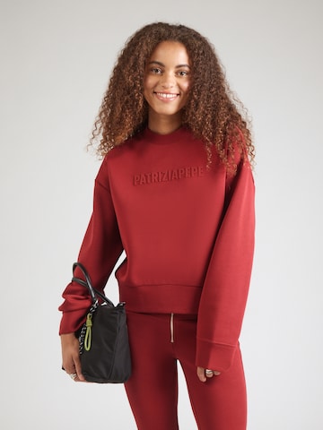 PATRIZIA PEPE - Sudadera en rojo: frente