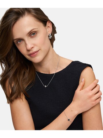 Boucles d'oreilles Tamaris en argent : devant