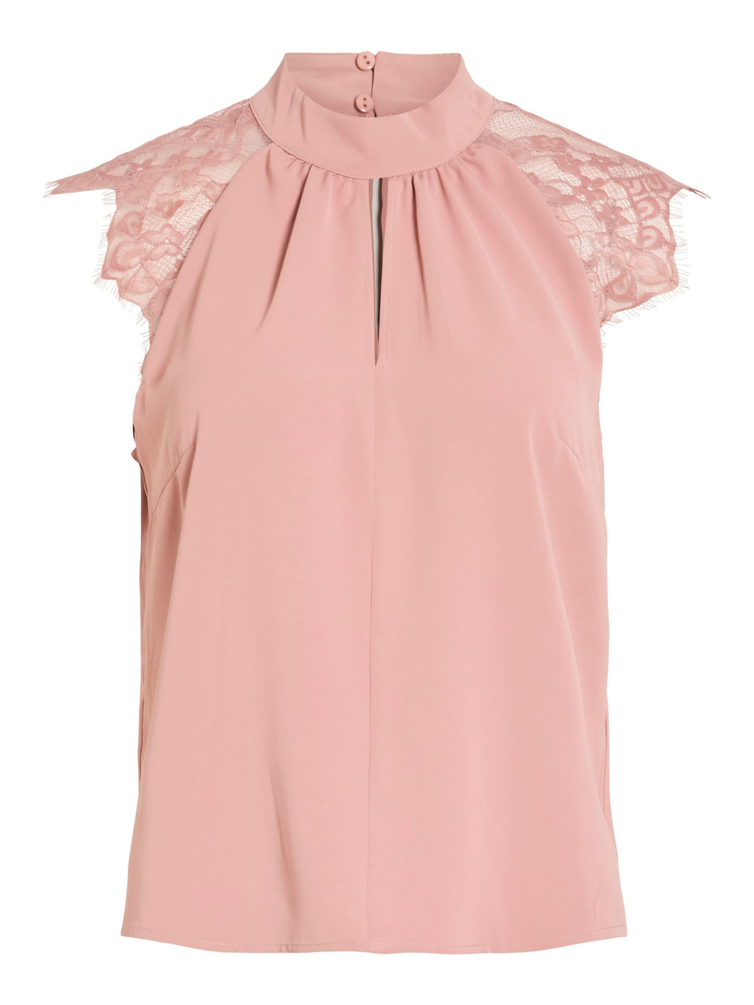 VILA Blouse 'VISimply' in Pink: front