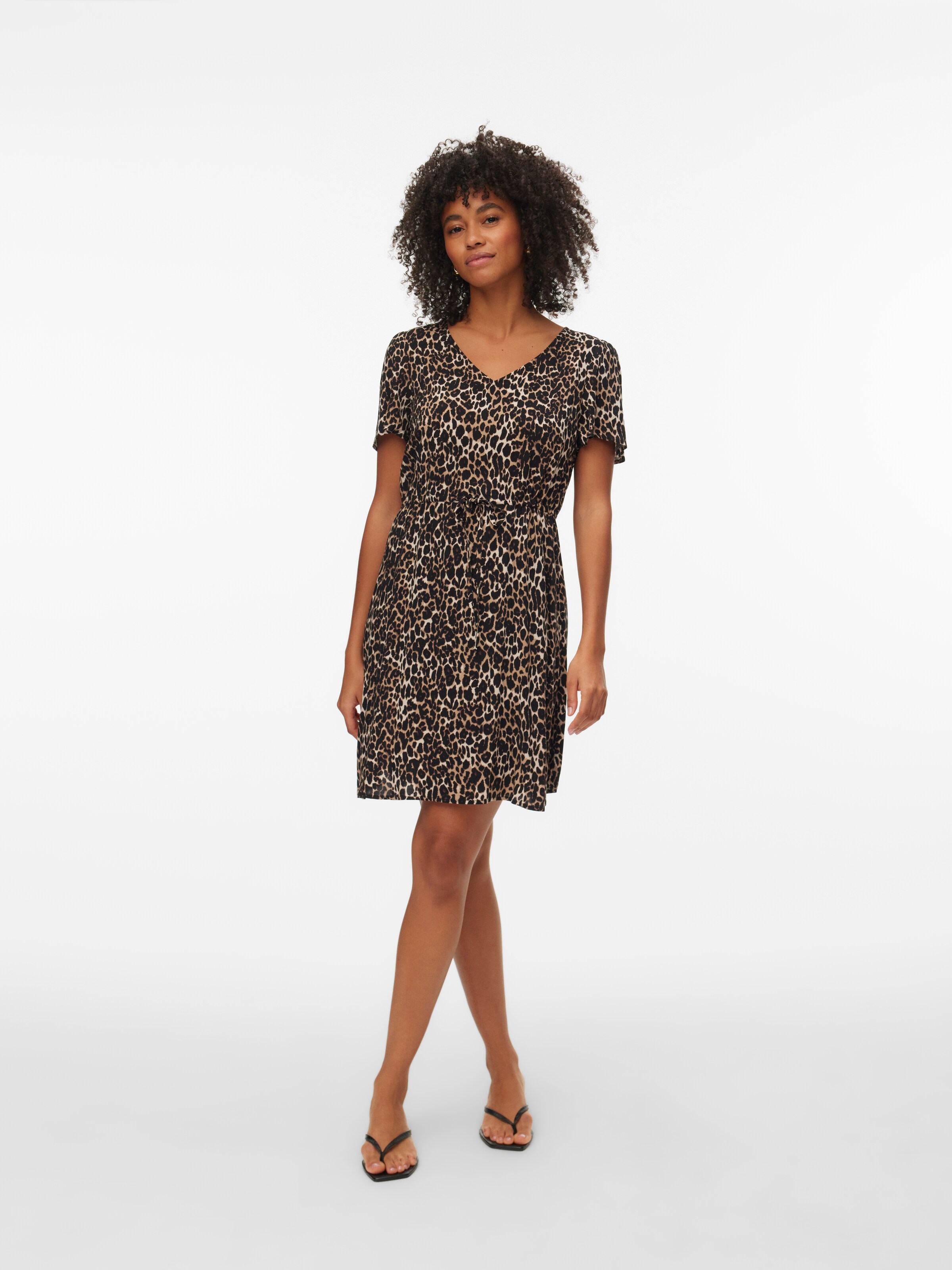 VERO MODA Kleid in Braun