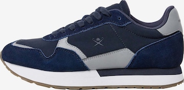 Scarpa stringata 'Vector Device' di Hackett London in blu: frontale