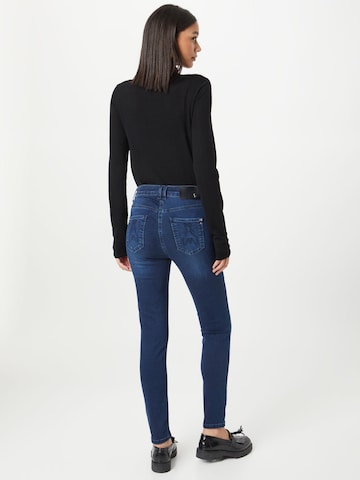 PATRIZIA PEPE Skinny Džíny – modrá