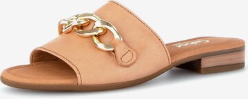 GABOR Mules in Beige: front