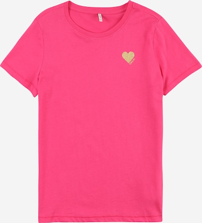 KIDS ONLY T-Shirt 'Kita' in beige / pink, Produktansicht