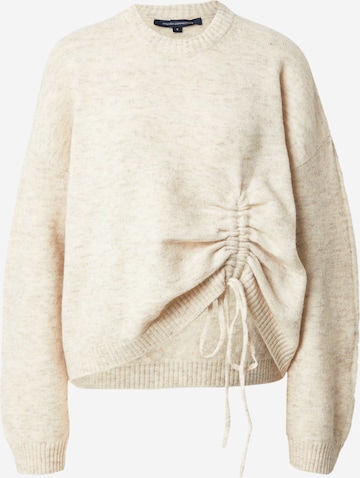 FRENCH CONNECTION Sweater 'KEZIA' in Beige: front