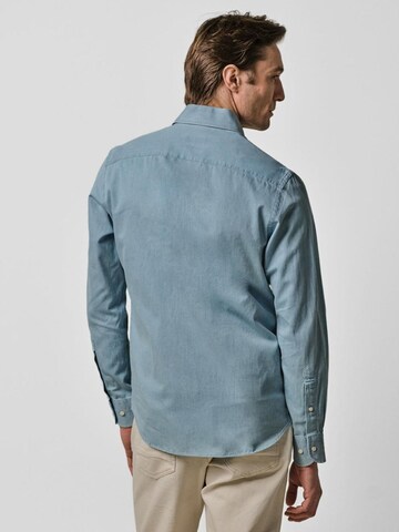 Profuomo Slim fit Button Up Shirt in Blue