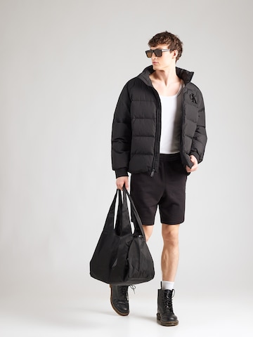 Calvin Klein Jeans Regular Broek in Zwart