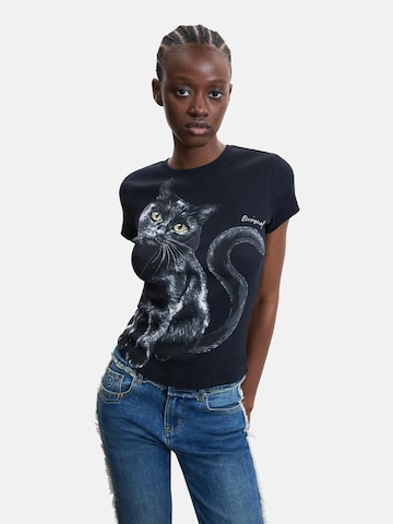 Desigual - Camisa em preto: frente