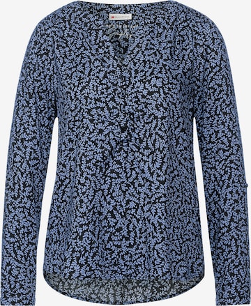 STREET ONE Blouse 'Bamika' in Blauw: voorkant