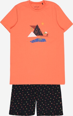 SCHIESSER Pajamas in Orange: front