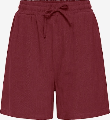 Regular Pantalon 'Filinen' b.young en rouge : devant