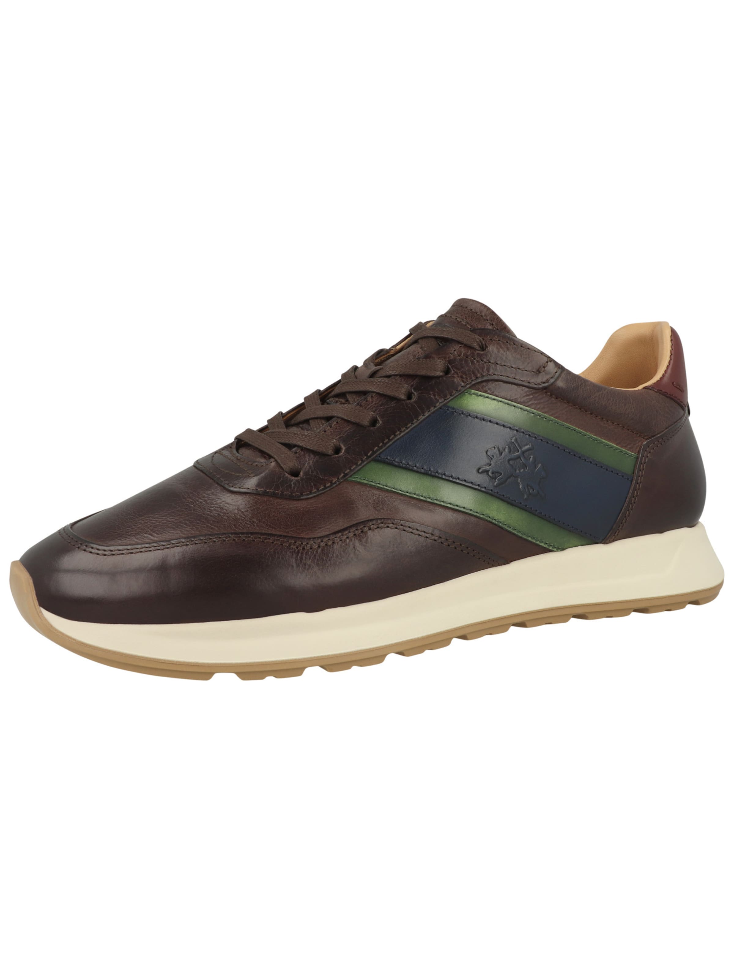La Martina - Zapatillas deportivas bajas 'LFM262' en marrón: frente