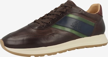 La Martina - Zapatillas deportivas bajas 'LFM262' en marrón: frente