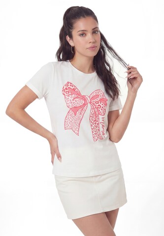 MIMO Shirt in Wit: voorkant