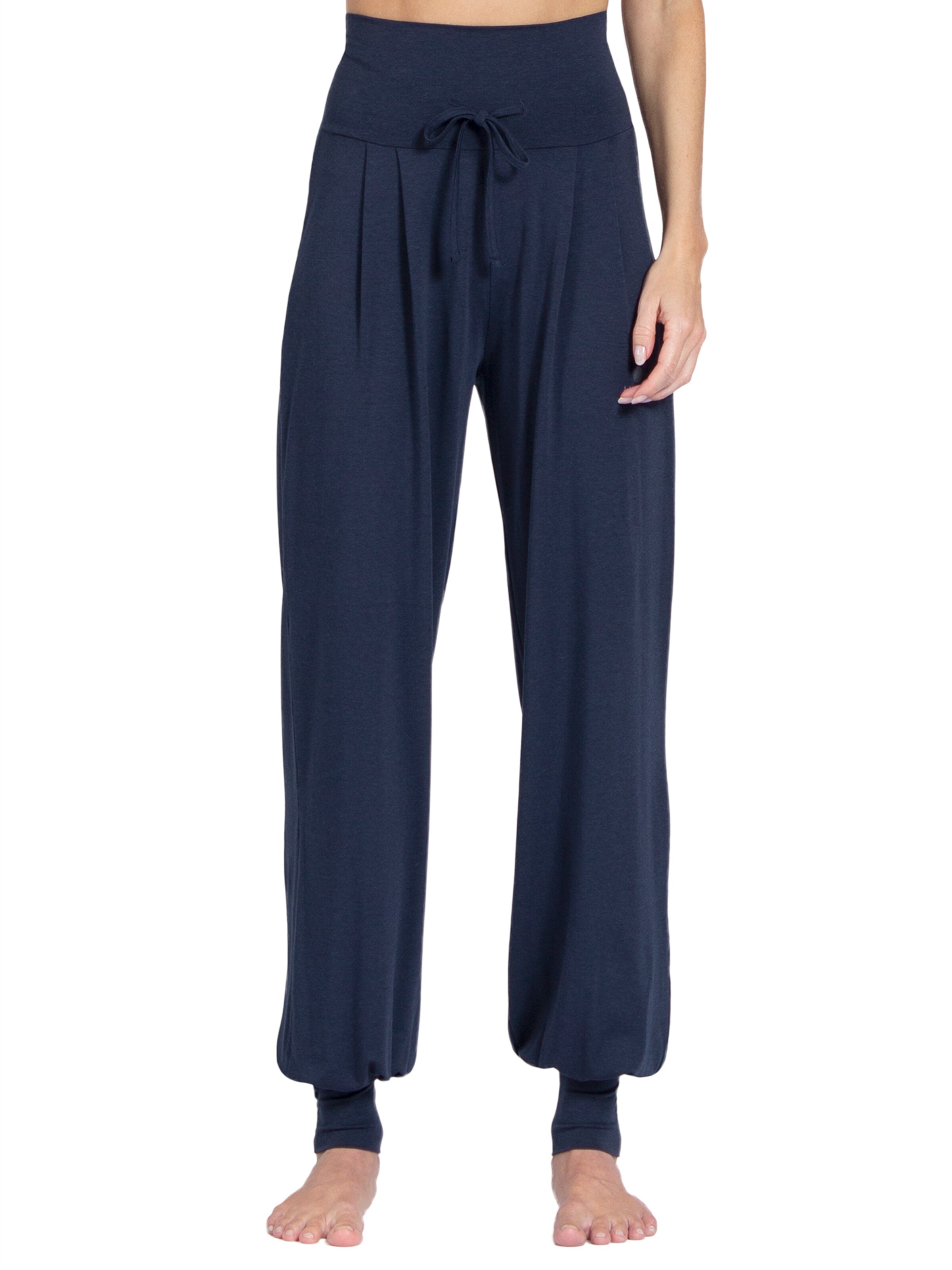 Magadi Loosefit Sporthose 'Florence' in Blau: Vorderseite