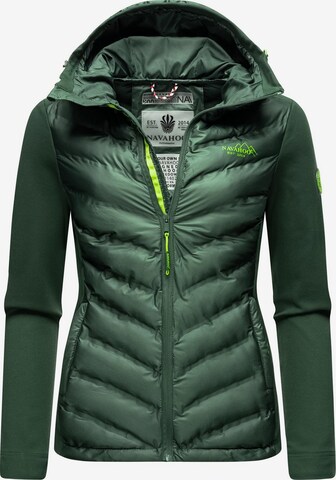 NAVAHOO Between-season jacket 'Nimm Mich Mit' in Green: front