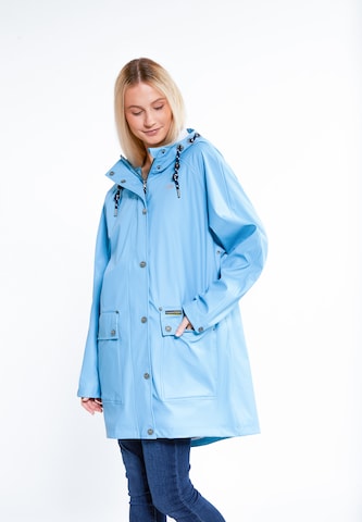 Schmuddelwedda Raincoat in Blue: front