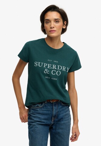 Superdry & Co Shirt in Green: front