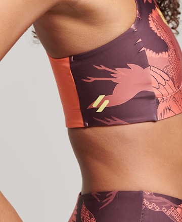 Superdry - Soutien Bustier Soutien de desporto em laranja