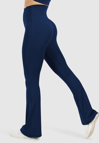 Smilodox Flared Leggings ' Loreen ' in Blauw