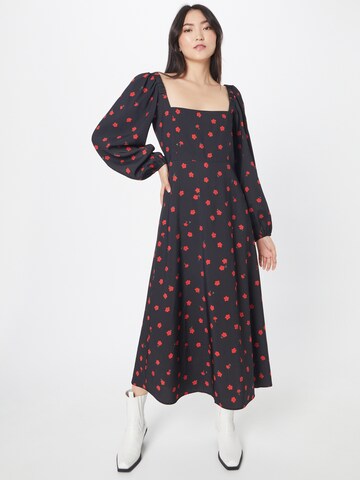 Envii Kleid 'Enkula' in Schwarz: Vorderseite