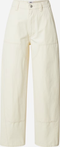 Obey Loosefit Broek 'Tami' in Wit: voorkant