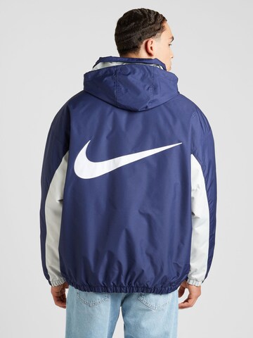 Nike Sportswear Φθινοπωρινό και ανοιξιάτικο μπουφάν 'SOLO SWSH' σε μπλε: μπροστά