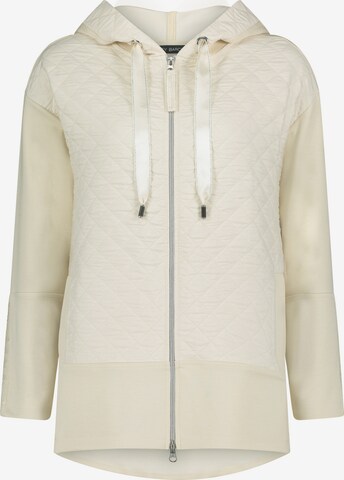 Betty Barclay Zip-Up Hoodie in Beige: front