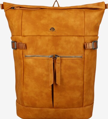 GREENBURRY Backpack 'Fanny' in Brown: front
