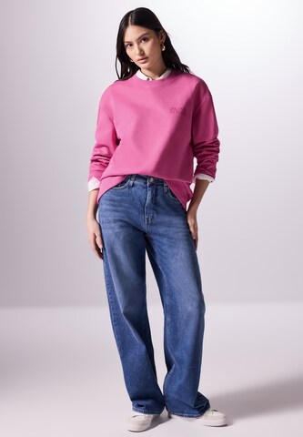 Street One Studio Sweater mit Rundhals in Pink