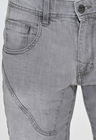 INDICODE JEANS Regular Jeans 'Leon' in Grijs