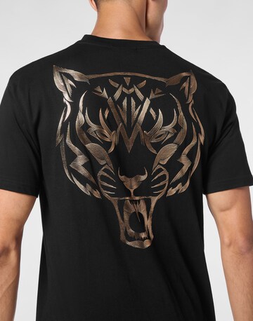 Plein Sport T-Shirt 'Tiger' in Schwarz